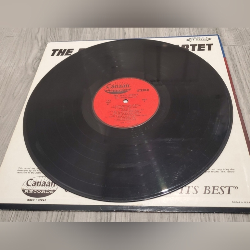 BOGO The Blue Ridge Quartet Vinyl Record - Picture 4 of 4